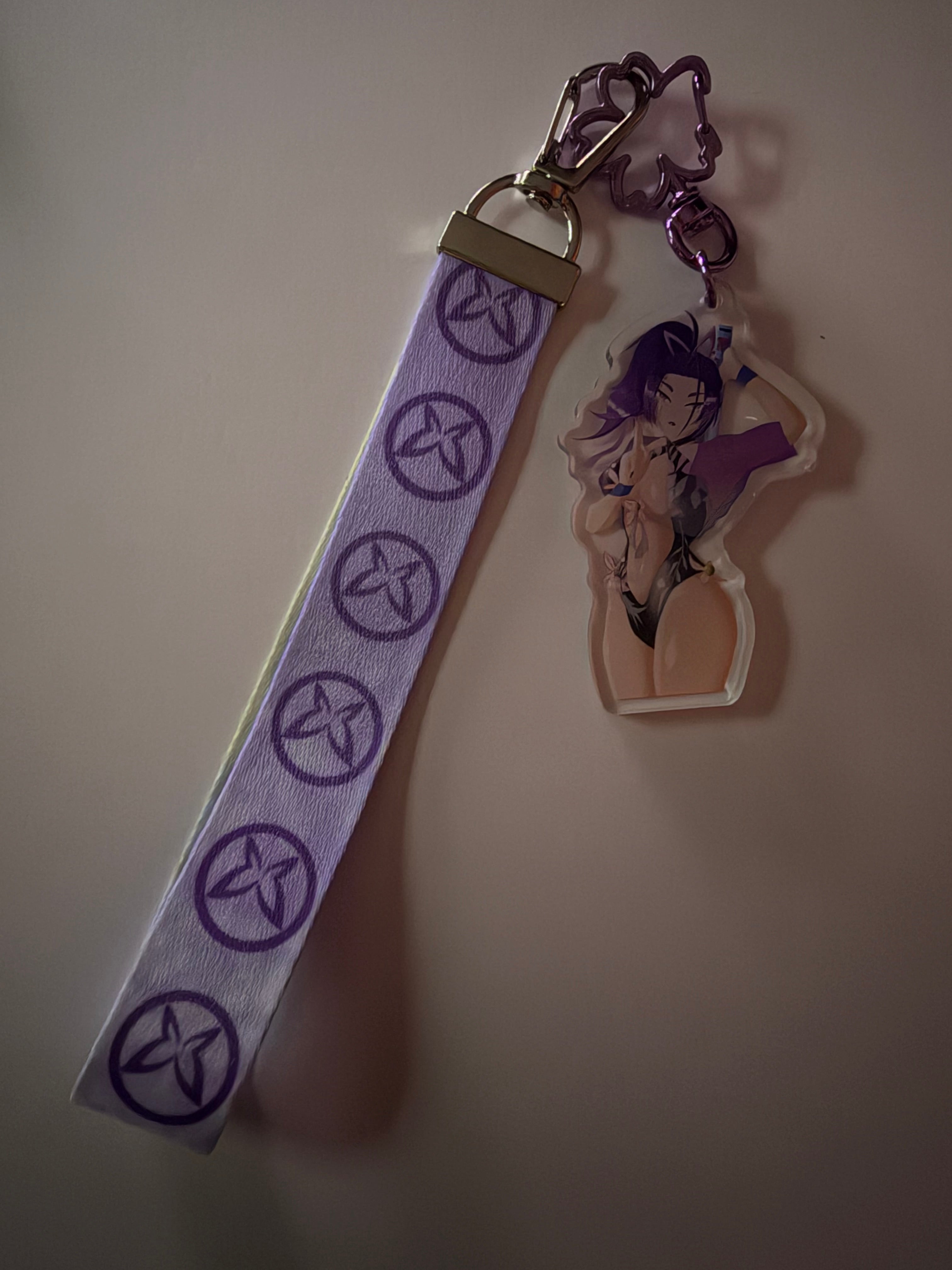 Psylocke Violet Veil Keychain (In-Hand)