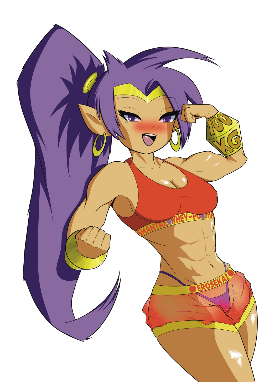 Shantae Whey-Fu Keychain (In Hand)