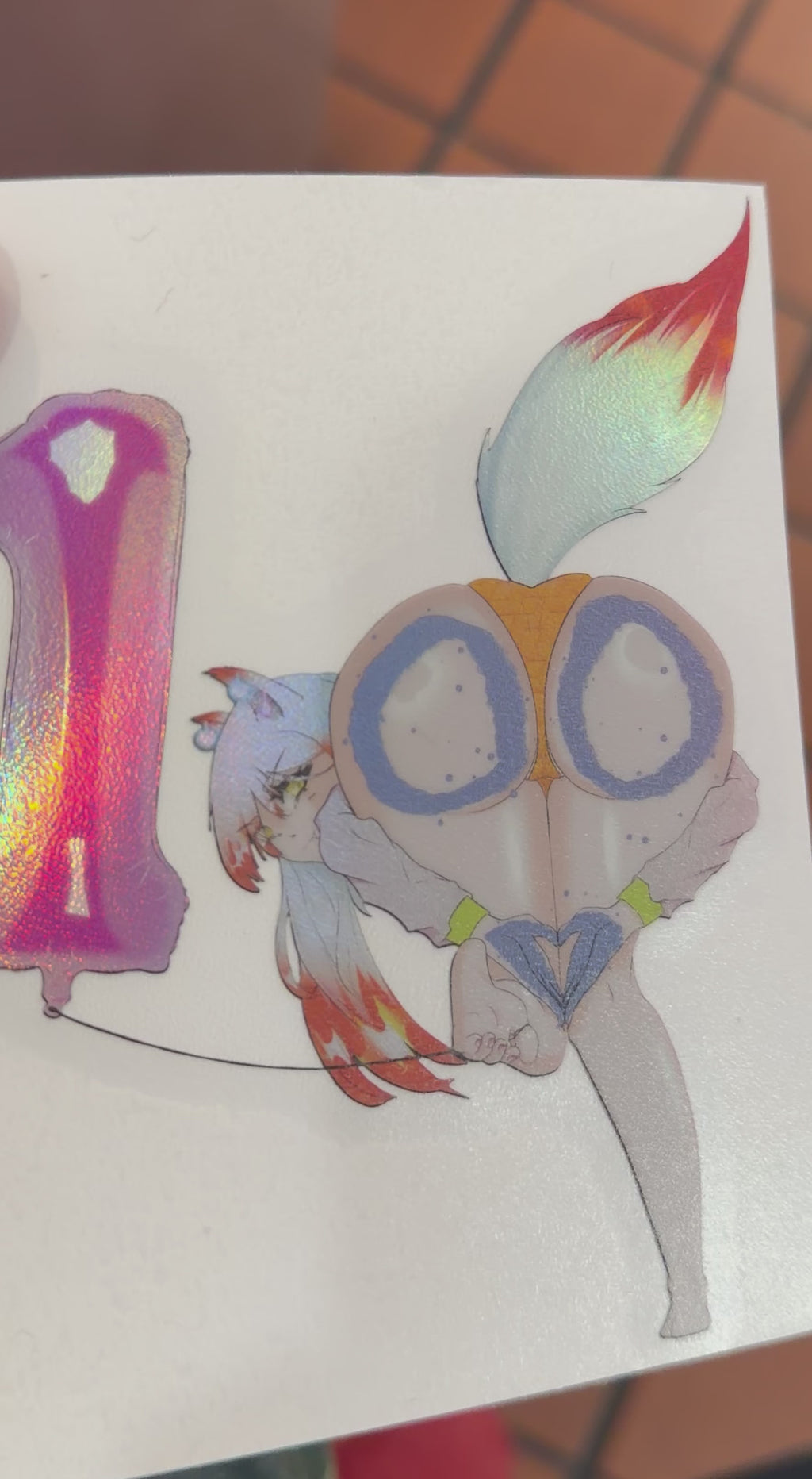 Limited Ero 100 Follower Celebration Decal (In Hand)