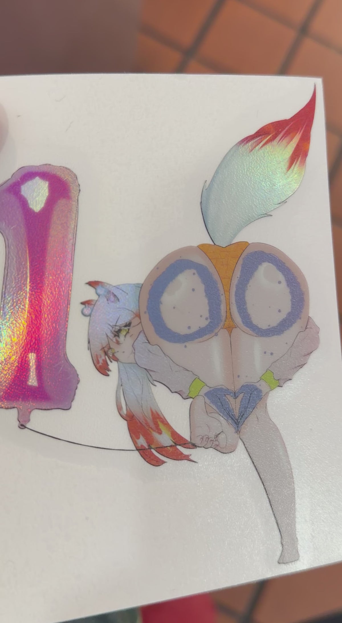 Limited Ero 100 Follower Celebration Decal (In Hand)